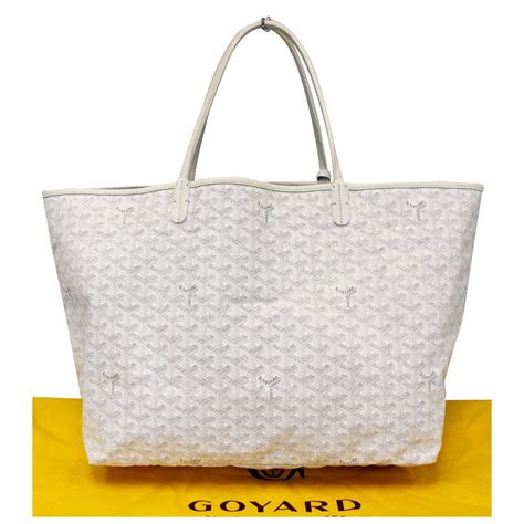 white goyard pm tote|Goyard bag price original.